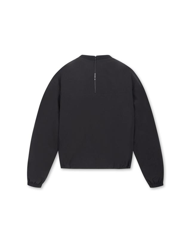 왁 [WAAC] Women Light Woven pull-over_WWUAM25221BKX 착용컷