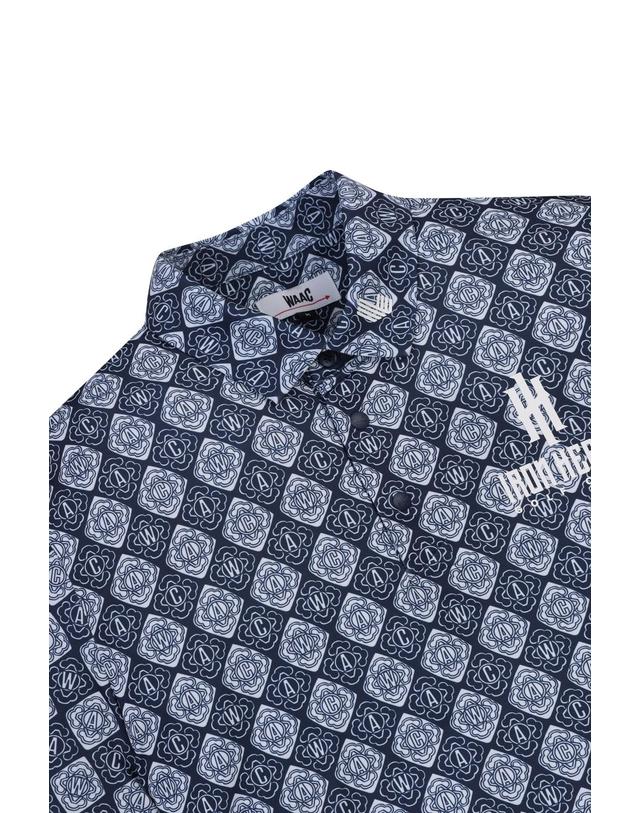 왁 [WAAC] Men Korea Edition All-over Pattern SS Polo_WMTCM25341NYX 착용컷