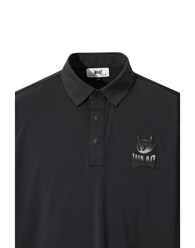 왁 [WAAC] PLAYER S WAACKY Men Sunshield Hybrid Polo_WMTBM25300BKX 착용컷