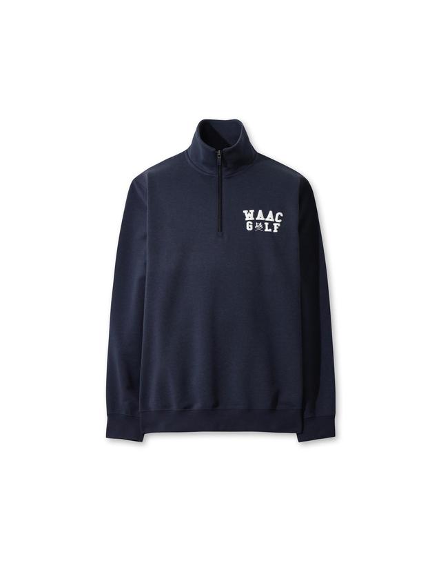 왁 [WAAC] Unisex half zip-up shirts WMTBA25551NYX 착용컷