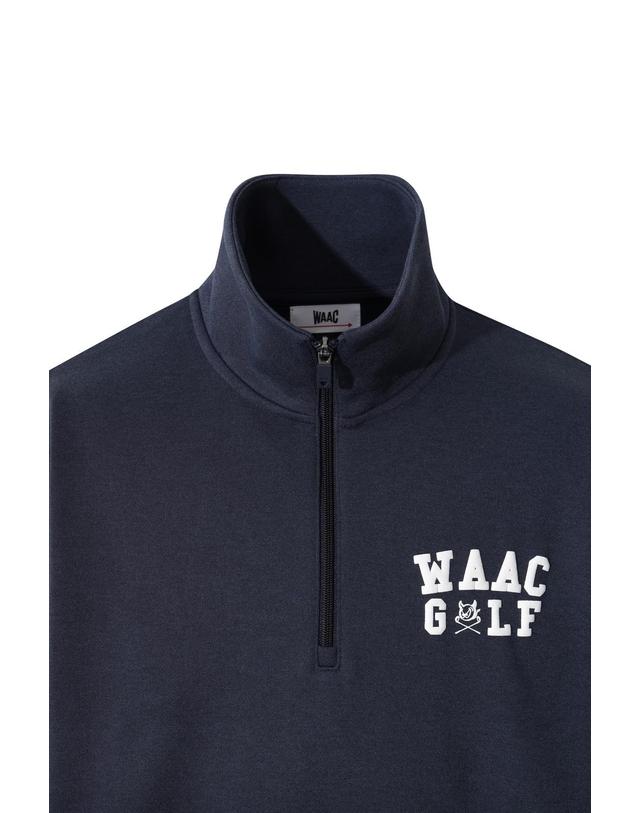 왁 [WAAC] Unisex half zip-up shirts WMTBA25551NYX 착용컷