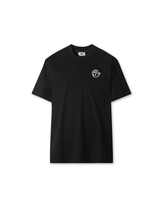 왁 [WAAC] Uni WAACKY Crewneck Top WMTCA25604BKX 착용컷
