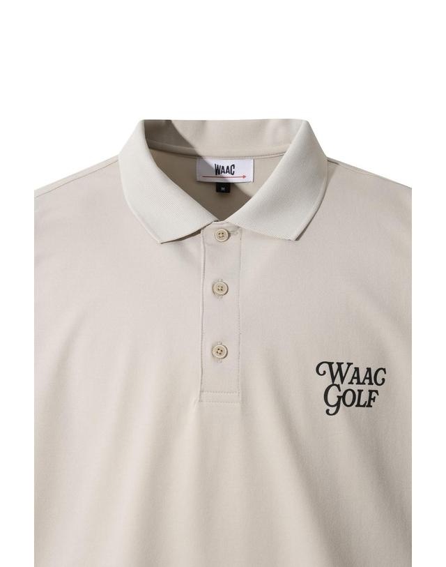 왁 [WAAC] Unisex pique collar t-shirts WMTCA25554BEL 착용컷