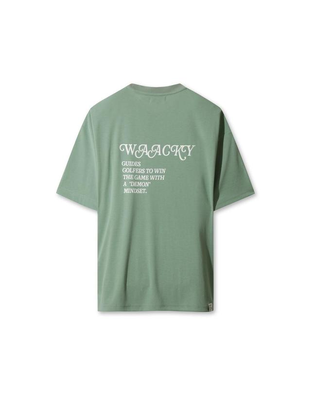 왁 [WAAC] Unisex round t-shirts WMTCA25550GRL 착용컷