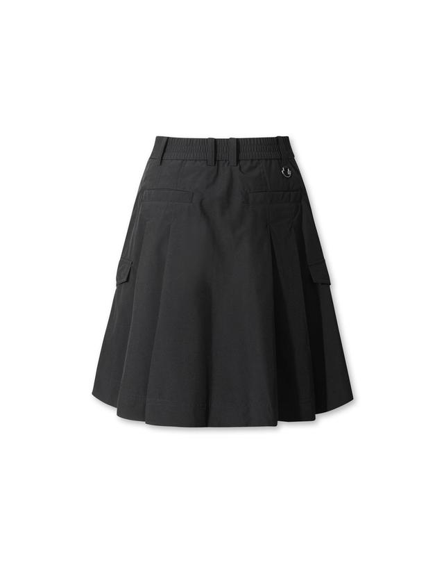 왁 [WAAC] Women Woven set up long skirt WWKCA25602BKX 착용컷