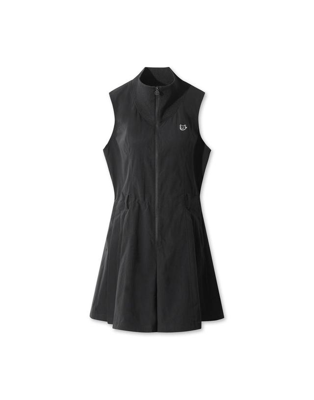 왁 [WAAC] Women Pleats jumpsuit WWUAA25601BKX 착용컷