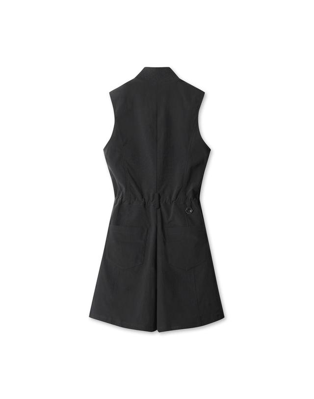 왁 [WAAC] Women Pleats jumpsuit WWUAA25601BKX 착용컷
