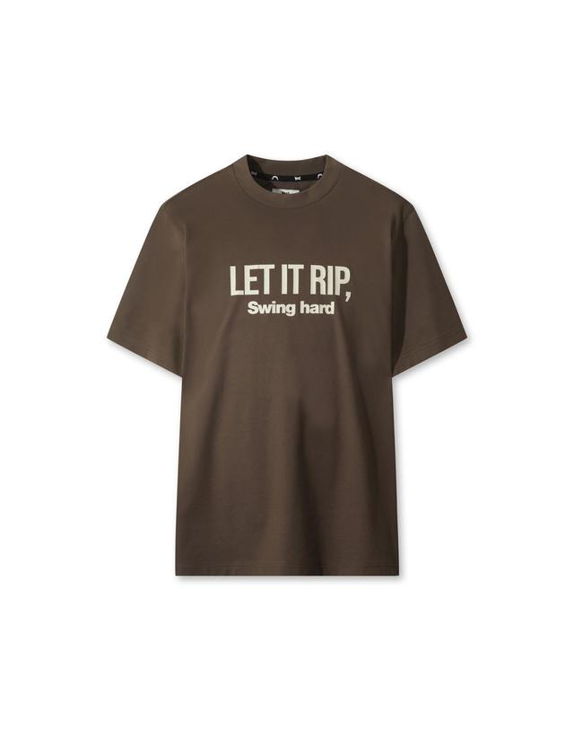 왁 [WAAC] [JONES] Men Graphic Crewneck T-shirt WMTCA25671BRX 착용컷