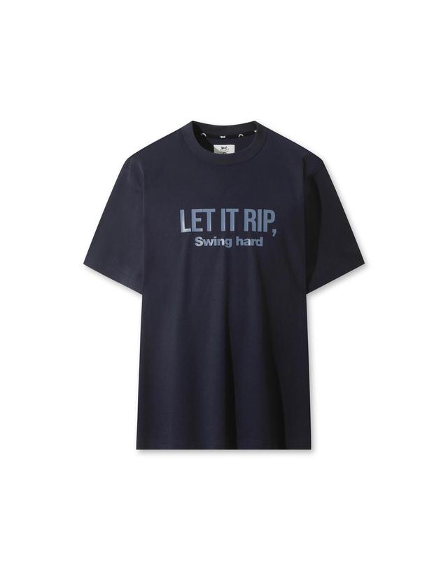 왁 [WAAC] [JONES] Men Graphic Crewneck T-shirt WMTCA25671NYD 착용컷