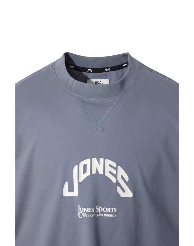 왁 [WAAC] [JONES] Men Logo Crewneck T-shirt WMTCA25670BUL 착용컷