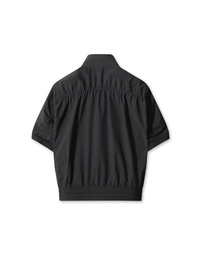 왁 [WAAC] Women Woven set-up half Vest WWVAA25602BKX 착용컷