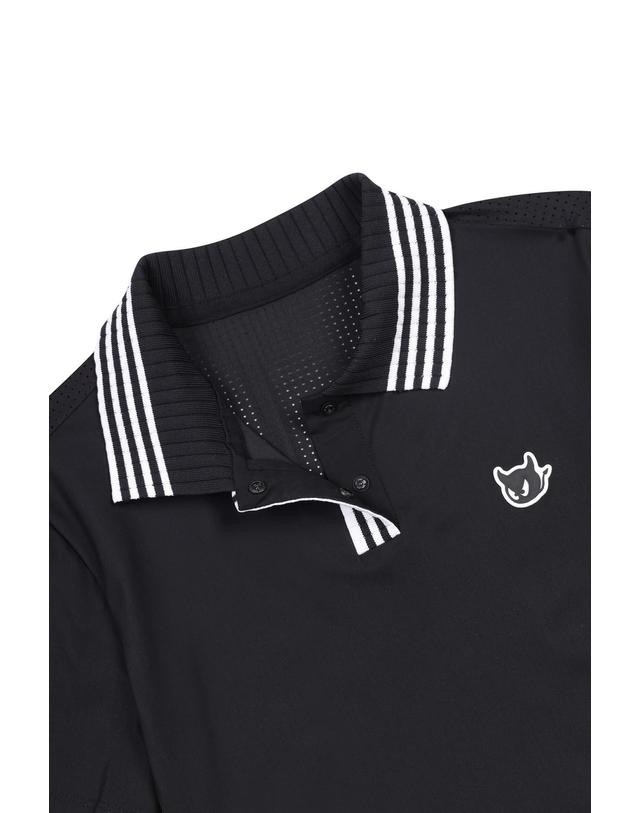 왁 [WAAC] Women Cool Jersey Polo_WWTCM25303BKX 착용컷