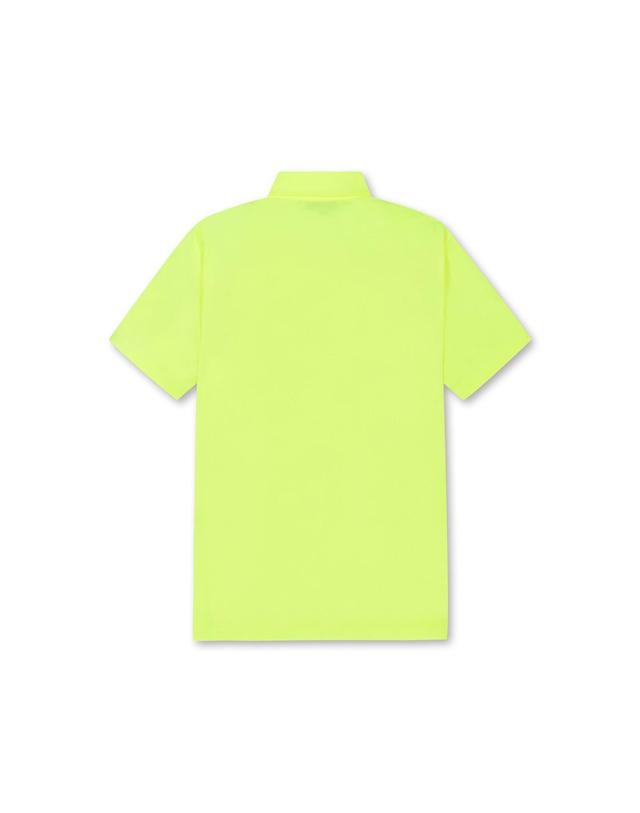 왁 [WAAC] [Athletic] Men Neon Polo WTTCM25411YGN 착용컷