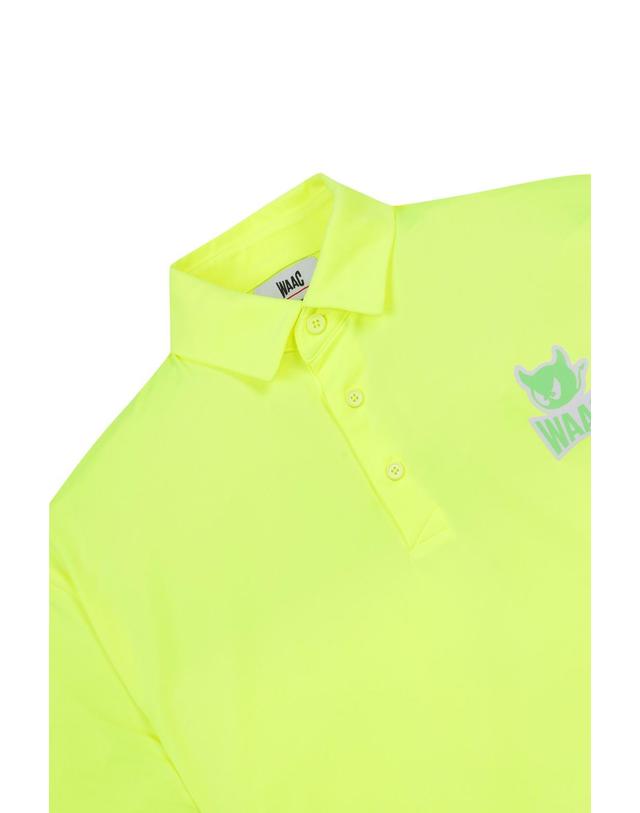 왁 [WAAC] [Athletic] Men Neon Polo WTTCM25411YGN 착용컷