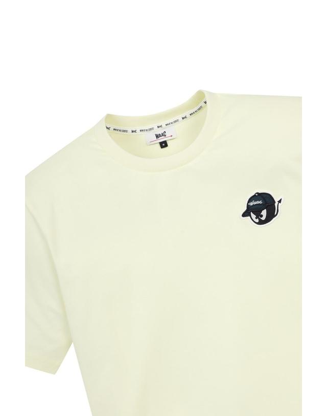왁 [WAAC] Uni WAACKY Crewneck SS Top WMTCM25211YEX 착용컷