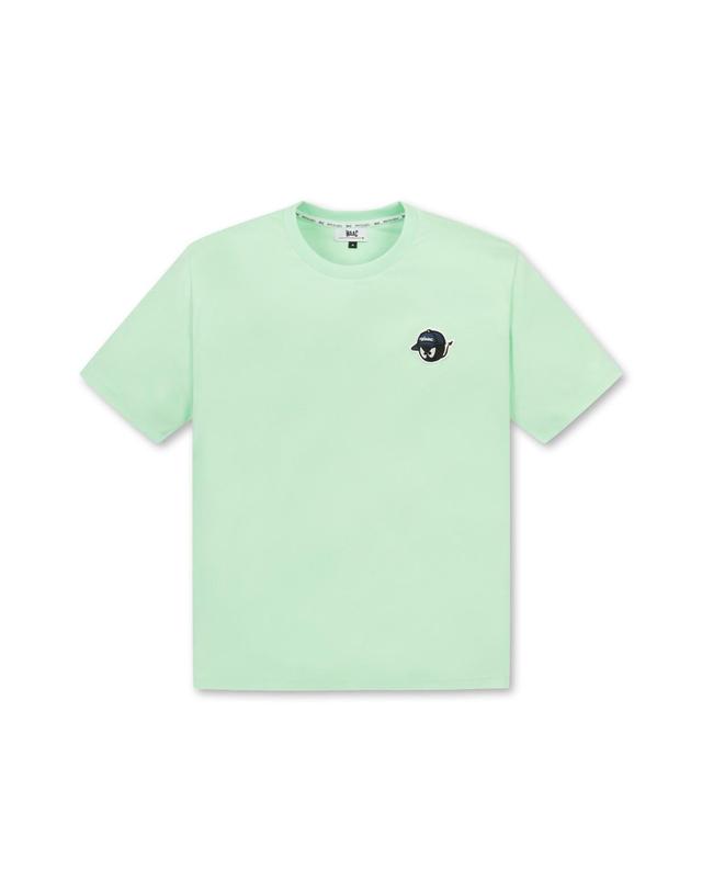왁 [WAAC] Uni WAACKY Crewneck SS Top WMTCM25211YGX 착용컷