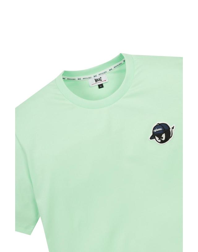 왁 [WAAC] Uni WAACKY Crewneck SS Top WMTCM25211YGX 착용컷
