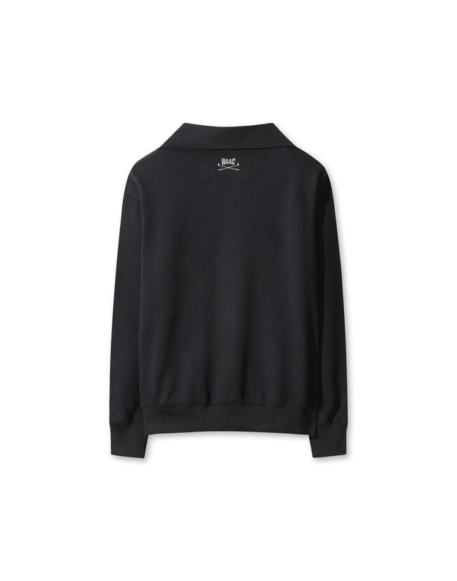 왁 [WAAC] [WAAC X JONES] Women’s Half Zip Sweatshirt WWTBA25670BKX 착용컷