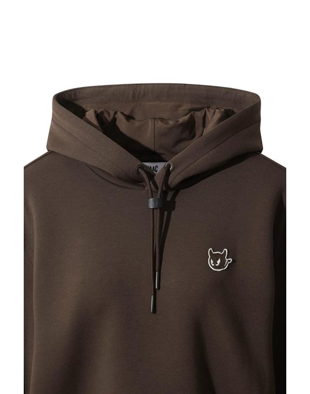 왁 [WAAC] Women Logo Applique Hooded Shirts WWTBW25707BRX 착용컷