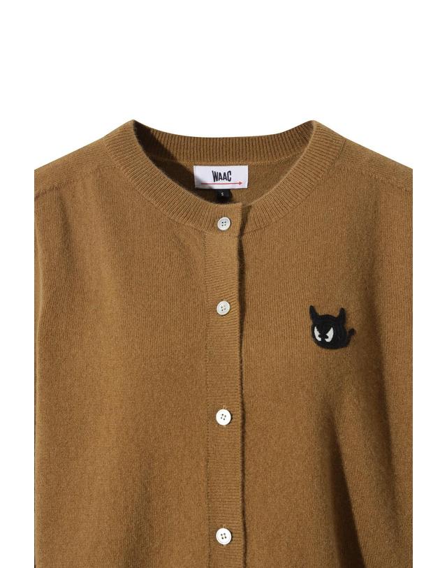 왁 [WAAC] [WTO] Women Cashmere Whole Garment Cardigan WWWAW25731BRL 착용컷