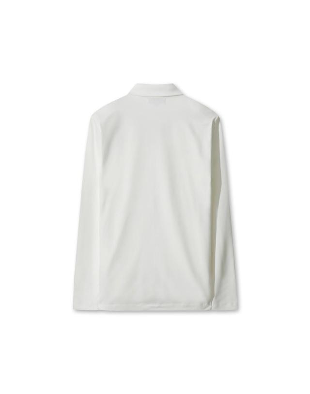 왁 [WAAC] [Exclusive][PLAYERS EDITION] Men Fleece Polo WMTBW25901IVX 착용컷