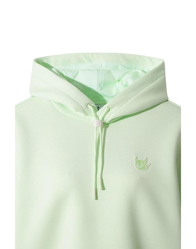 왁 [WAAC] Women Logo Applique Hooded Shirts WWTBW25707GRL 착용컷