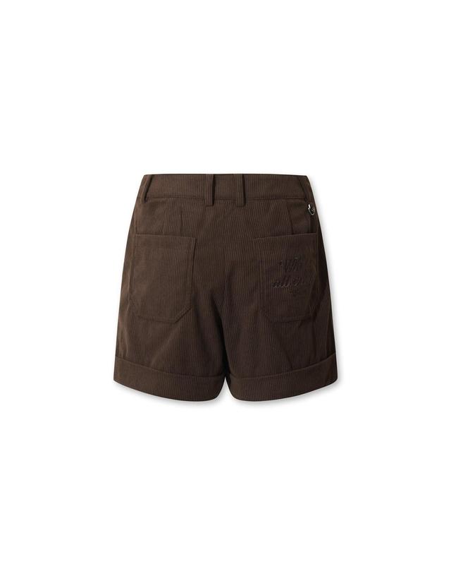 왁 [WAAC] Women Corduroy half pants WWPNW25713BRD 착용컷