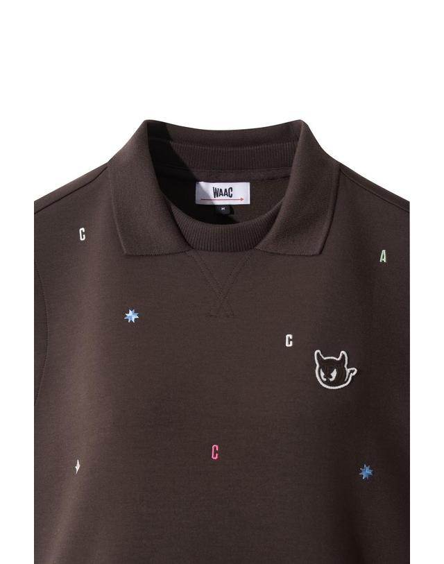 왁 [WAAC] Women Multicolor Embroidery Vest WWTCA25600BRX 착용컷