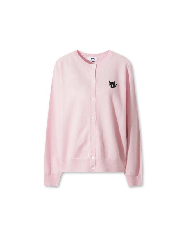 왁 [WAAC] [WTO] Women Cashmere Whole Garment Cardigan WWWAW25731PIL 착용컷