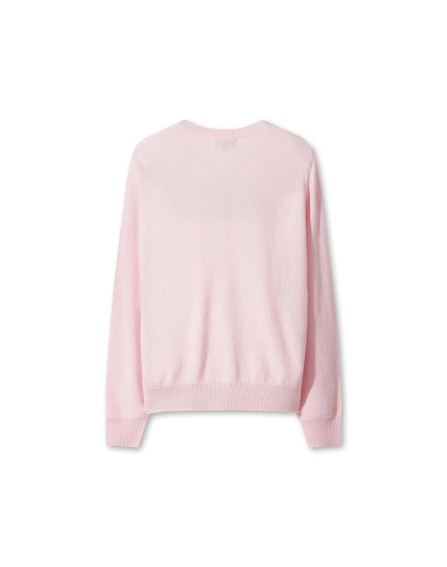 왁 [WAAC] [WTO] Women Cashmere Whole Garment Cardigan WWWAW25731PIL 착용컷