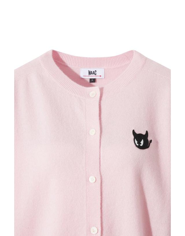 왁 [WAAC] [WTO] Women Cashmere Whole Garment Cardigan WWWAW25731PIL 착용컷