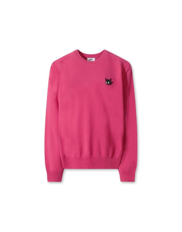 왁 [WAAC] [WTO] Women Cashmere Whole Garment Sweater WWWAW25730PIX 착용컷