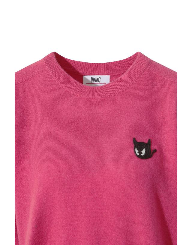왁 [WAAC] [WTO] Women Cashmere Whole Garment Sweater WWWAW25730PIX 착용컷