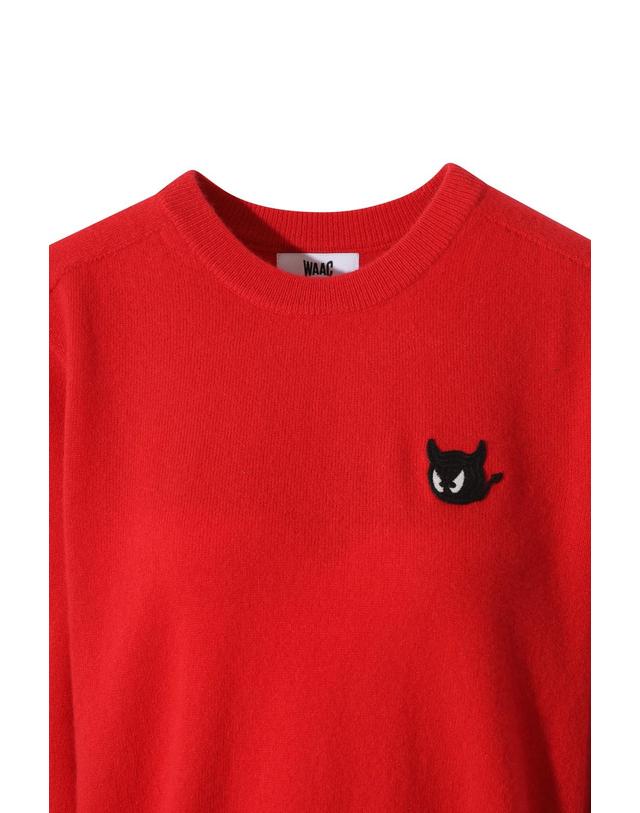 왁 [WAAC] [WTO] Women Cashmere Whole Garment Sweater WWWAW25730REX 착용컷