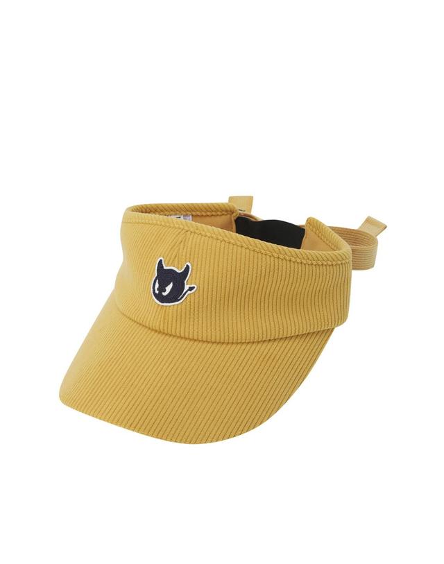 왁 [WAAC] Women Corduroy Sun Visor WGRCX25711YEX 착용컷