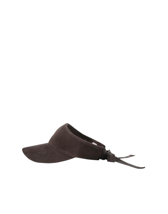 왁 [WAAC] Women Corduroy Sun Visor WGRCX25711BRD 착용컷