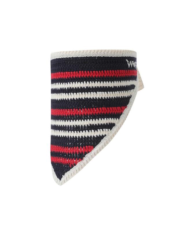 왁 [WAAC] Women Scarf(Hand made) WGGJX25670NYX 착용컷