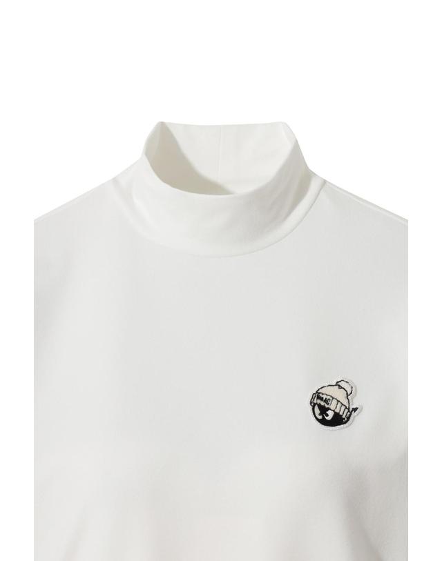 왁 [WAAC] Women Winter Essential Fleece Highneck Top WWTBW25702IVX 착용컷