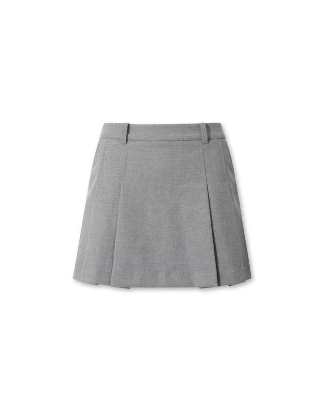 왁 [WAAC] Women Winter pleats skirt WWKCW25701GYX 착용컷