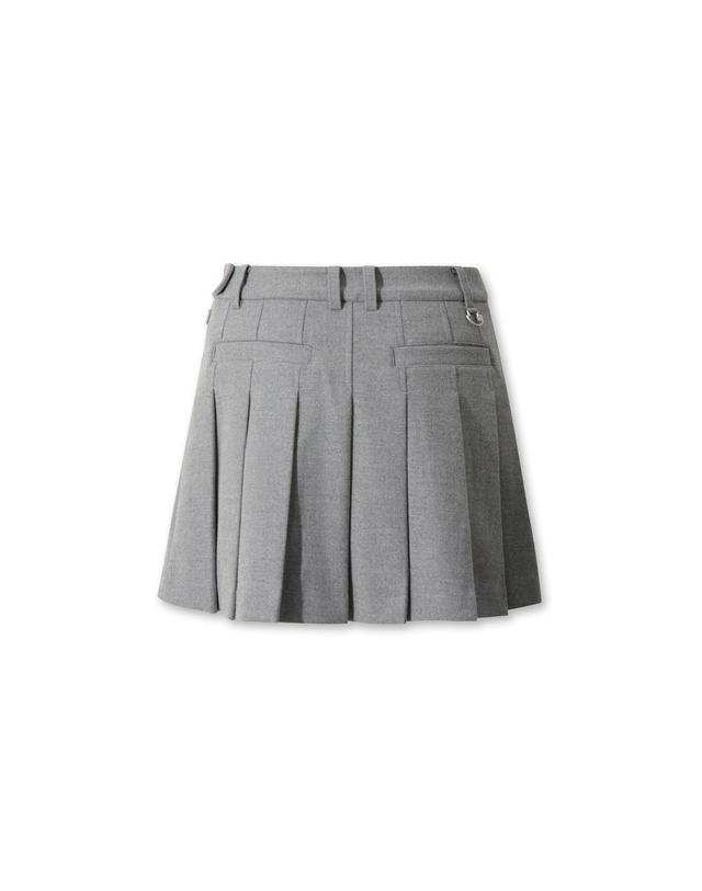 왁 [WAAC] Women Winter pleats skirt WWKCW25701GYX 착용컷