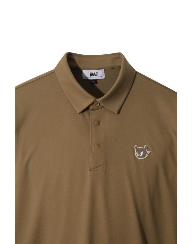 왁 [WAAC] Men WAACKY Signature Fleece Polo WMTBW25701BEL 착용컷