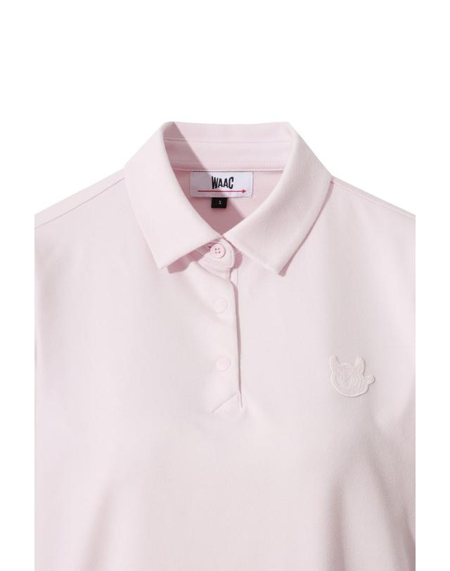 왁 [WAAC] Women Winter Essential Fleece Polo WWTBW25701PIL 착용컷