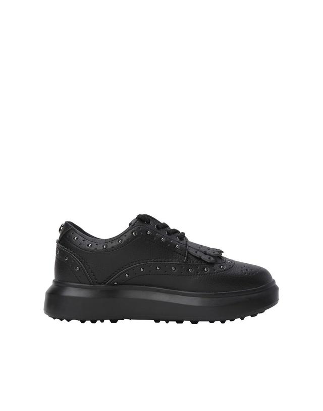 왁 [WAAC] Women BLACK BUTTER Studed WI4GX25711BKX 착용컷