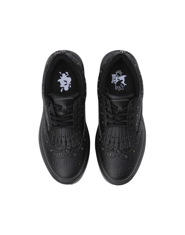 왁 [WAAC] Women BLACK BUTTER Studed WI4GX25711BKX 착용컷