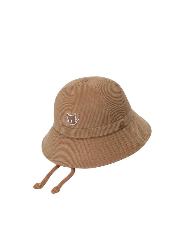 왁 [WAAC] Women Corduroy Bucket Hat WGRCX25714BRL 착용컷