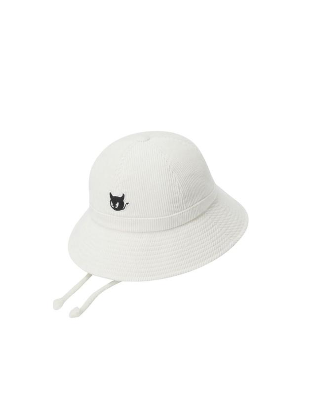 왁 [WAAC] Women Corduroy Bucket Hat WGRCX25714IVX 착용컷