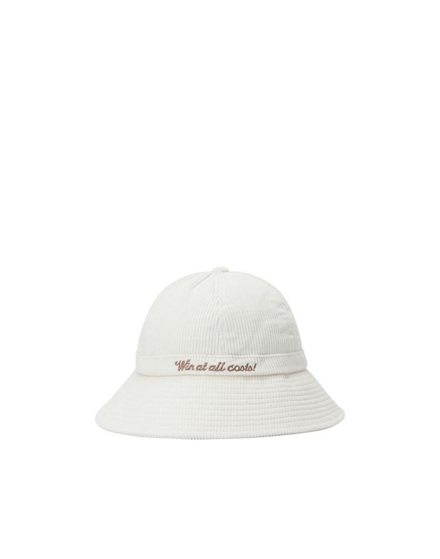 왁 [WAAC] Women Corduroy Bucket Hat WGRCX25714IVX 착용컷