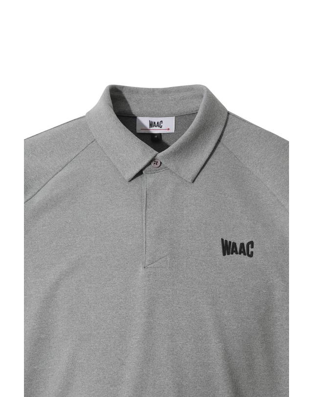 왁 [WAAC] Men WAAC Stripe Point Fleece Polo WMTBW25702GYM 착용컷