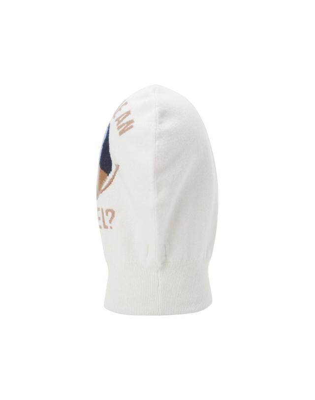 왁 [WAAC] Women Cashmere Balaclava WGGJX25773IVX 착용컷
