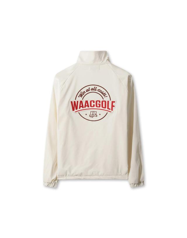 왁 [WAAC] Women Fleece-lined Woven Pullover WWTBW25706IVX 착용컷